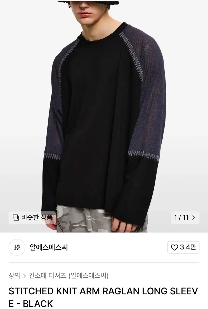 RSSC STITCHED KNIT LONG SLEEVE (롱슬리브)